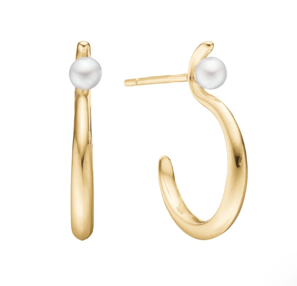 Ørering, Perlebue- Forgyldt