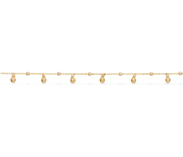 Armbånd kugler i 8 kt guld