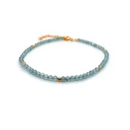 Armbånd Blå Apatite Quarz