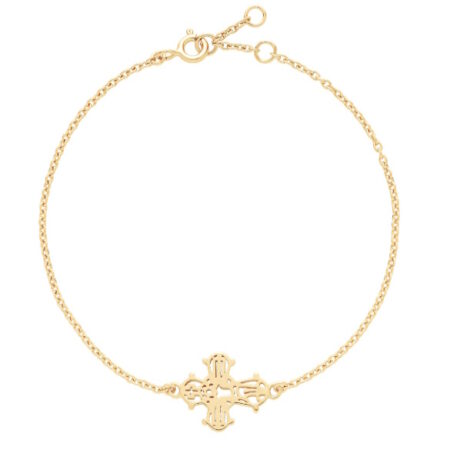 Armbånd Dagmarkors i Sølv Forgyldt