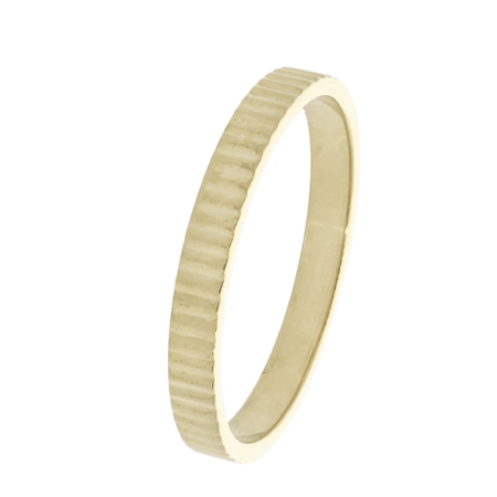 Ring 8kt Grooved