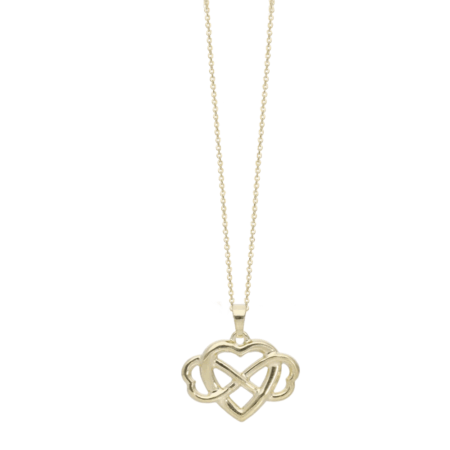 Halskæde infinity heart