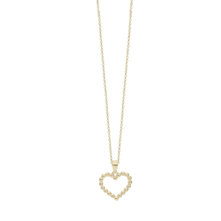 Halskæde dotted heart