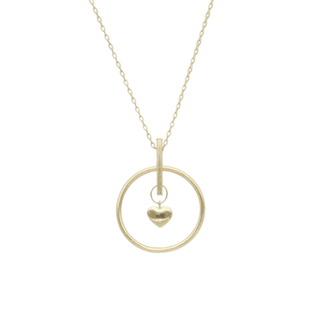 Halskæde heart pendulum