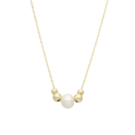 Halskæde dots and pearl