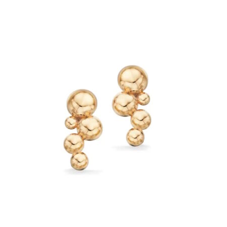 Øreringe kugler i 8 karat guld