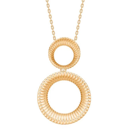 Halskæde Energy 52 i forgyldt sølv