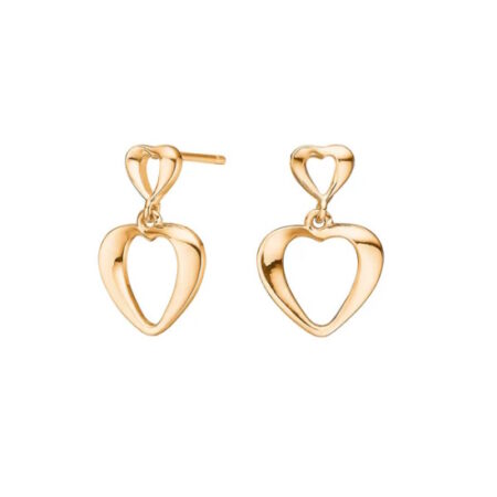 Ørehængere Passion52 sølv forgyldt