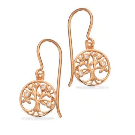 Ørebøjler Livets Træ i sølv forgyldt