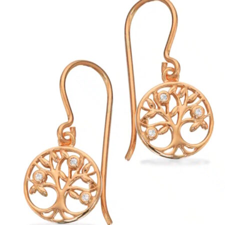 Ørebøjler Livets Træ i sølv forgyldt