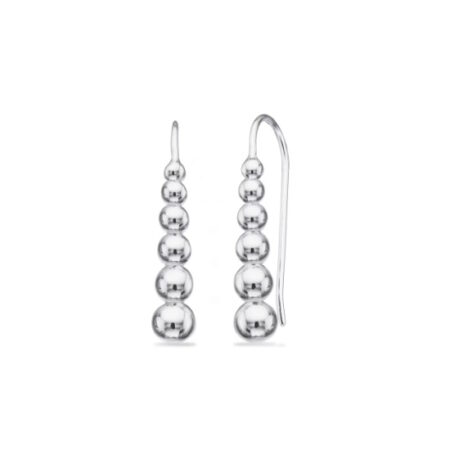 Ørebøjler kugler i sølv