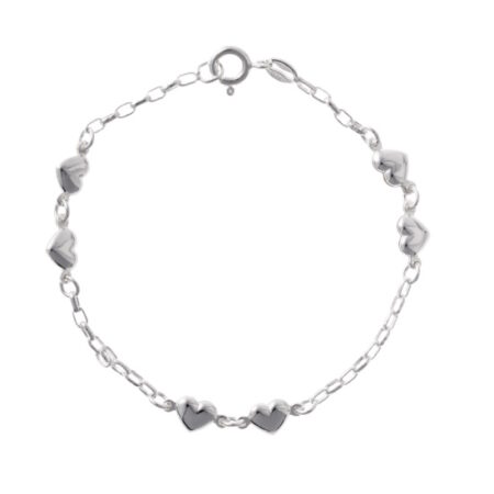 Armbånd Barn Hjerter i Sølv