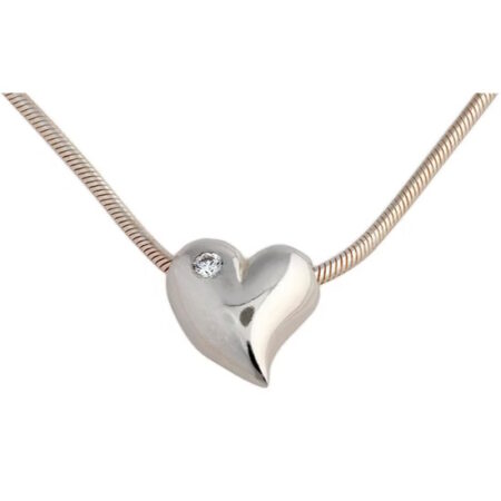 Halskæde med zirkonia