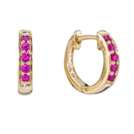 Creol med rubiner i 8 kt guld