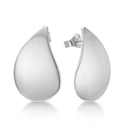 Stilrene Unikke Øreringe i Blank Sølv