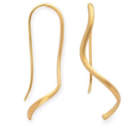 Ørehænger i forgyldt Sølv